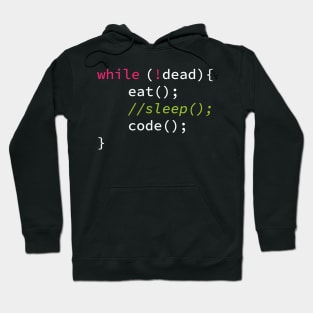 Funny Coding Computer Science Programmer Eat Sleep Code Hoodie